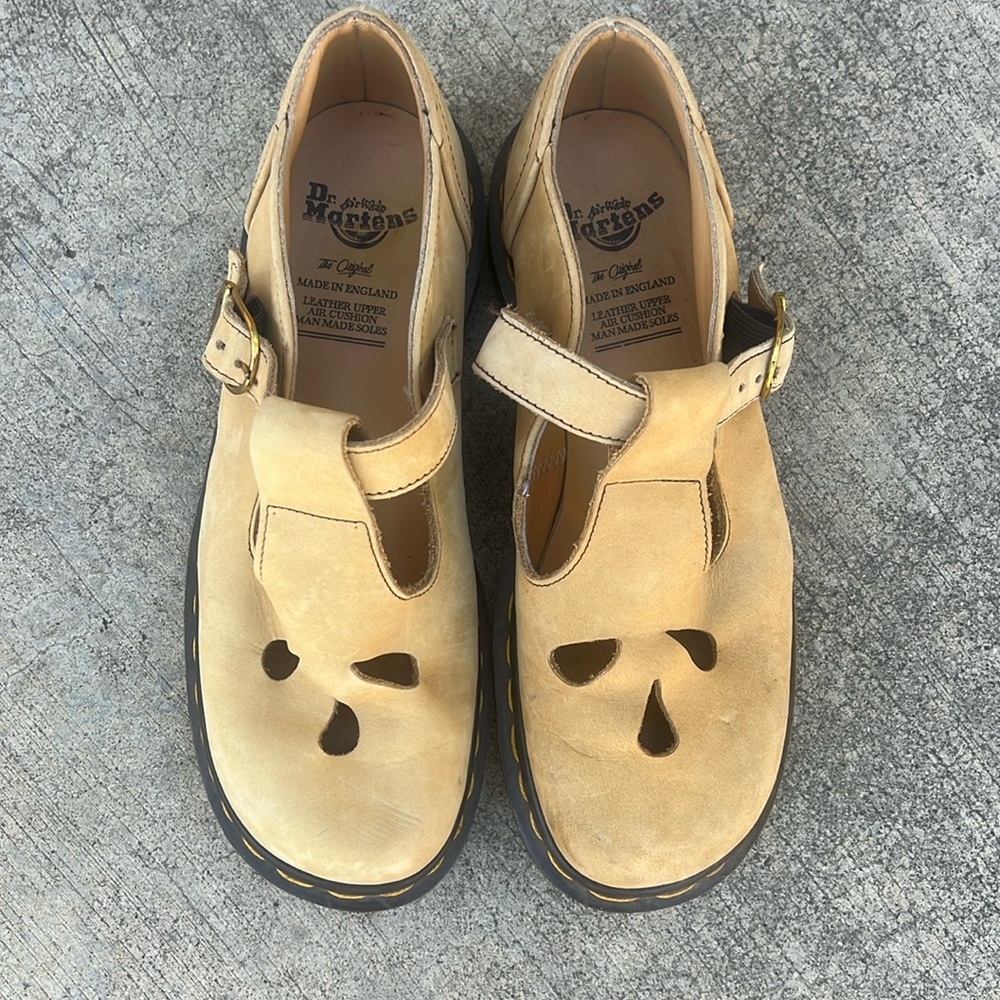 Dr. Martens vintage from 90’s yellow leather Mary Jane’s